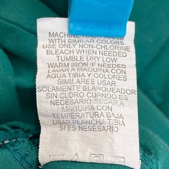 Tahdah Scrub Pants Womens Small Green Drawstring Split Leg Healthcare Uniform - Picture 13 of 13